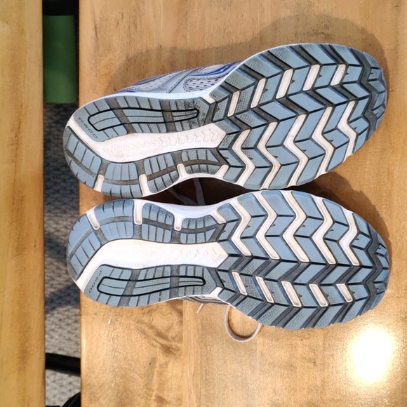 Saucony Cohesion 11 gray silver and purple size 6.5 running shoes - Picture 9 of 12